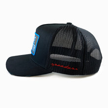 Load image into Gallery viewer, &quot;I Drive a Beater&quot; Trucker Hat (Black - Distressed)
