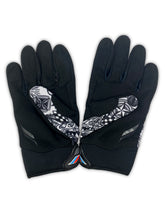 Load image into Gallery viewer, &quot;Chains and Things&quot; Mechanic Gloves (Black/White)
