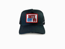Load image into Gallery viewer, Date My V8 Automotive Trucker Hat (Black - Distressed)
