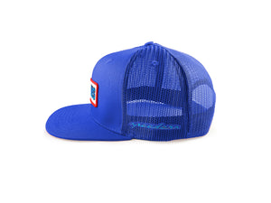 "Nitrous" Flat Bill Snapback (Blue)