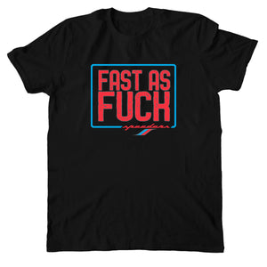 "Fast as Fuck" Logo T-Shirt (Black)
